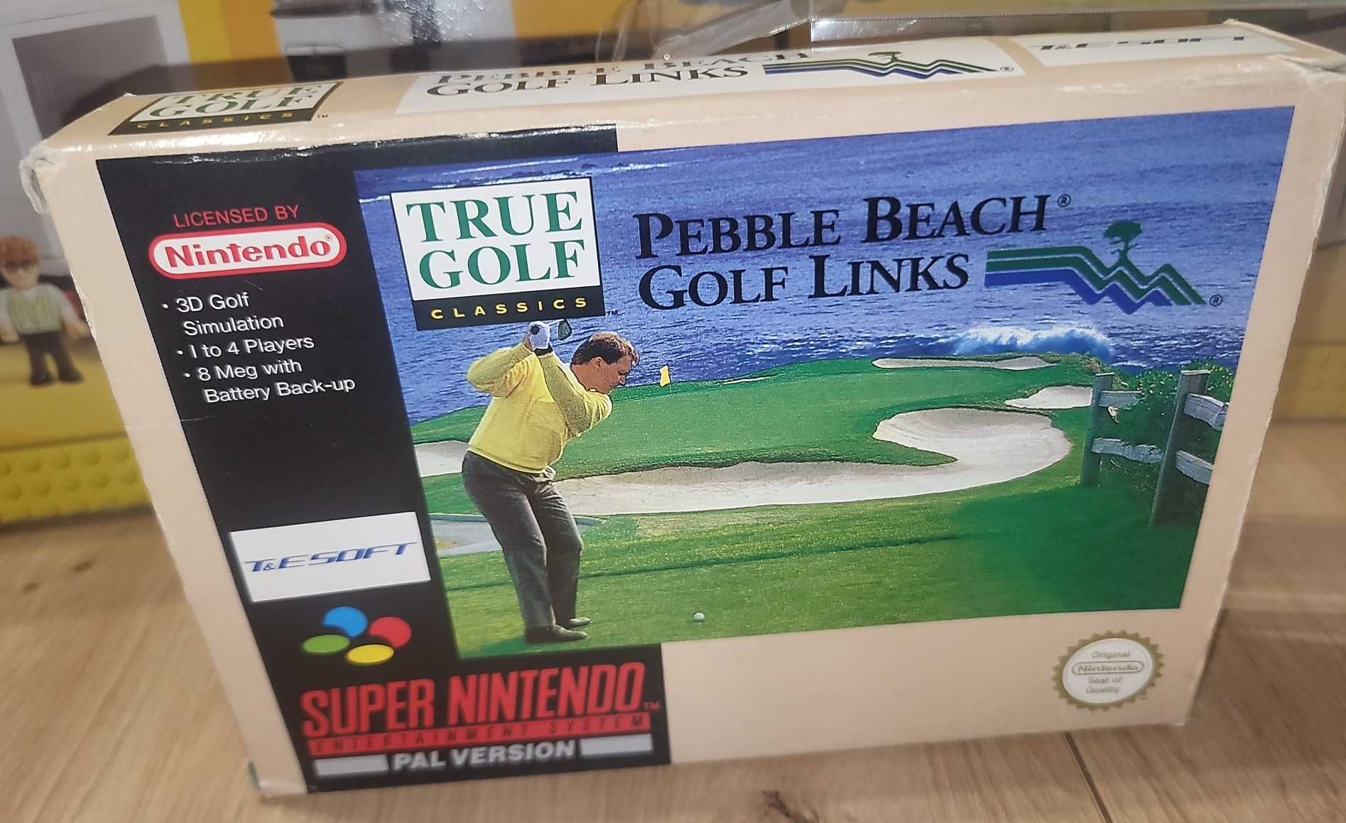 Gra Pebble Beach Golf Links - NINTENDO SNES - BDB- stan Komplet +Prot.