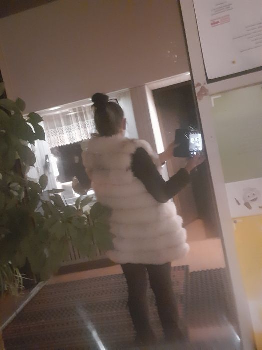 Kamizelka z lisa nowa