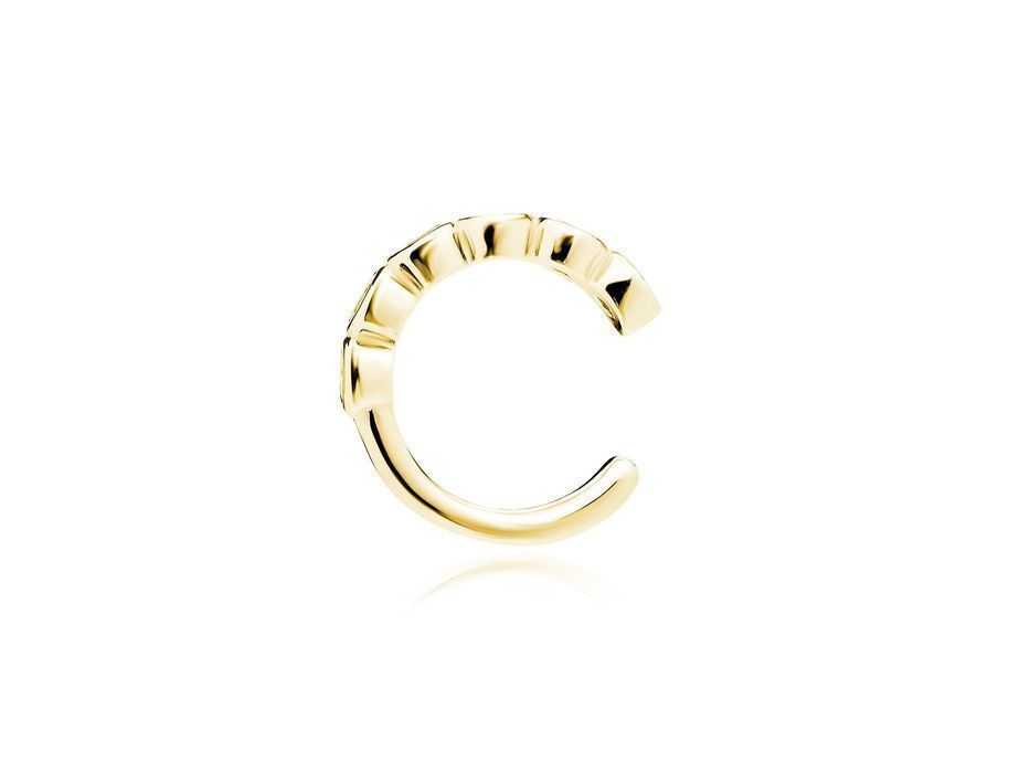 Kolczyk Nausznica Pozłacana Na Małżowinę Ear Cuff Z1878Ug_B