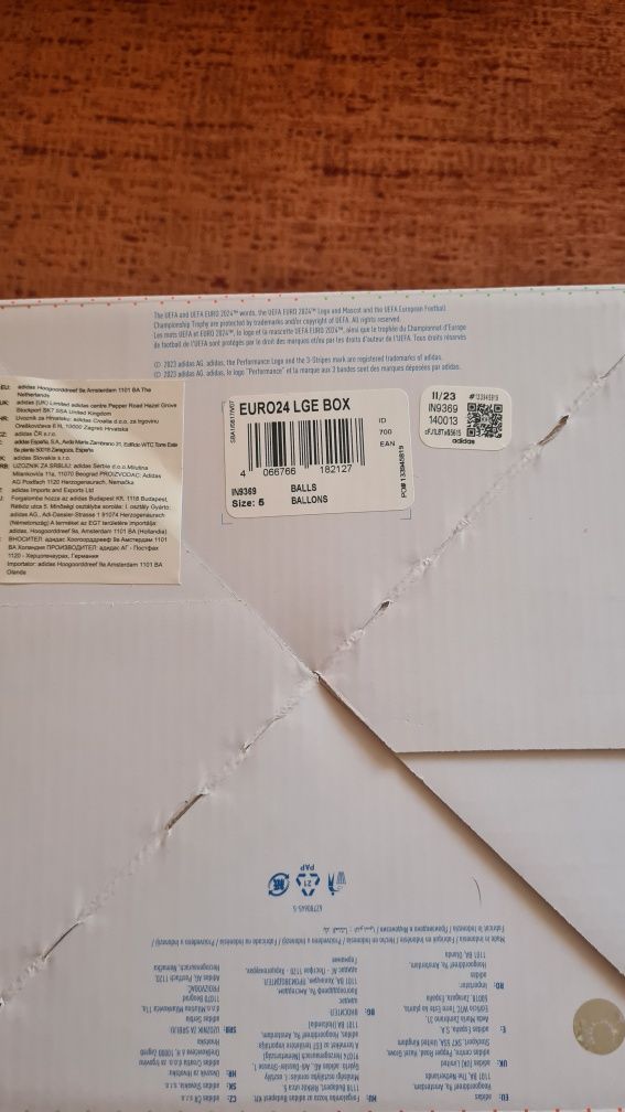 Piłka Adidas Fussballliebe Euro 2024 IN9369 Nowa Box