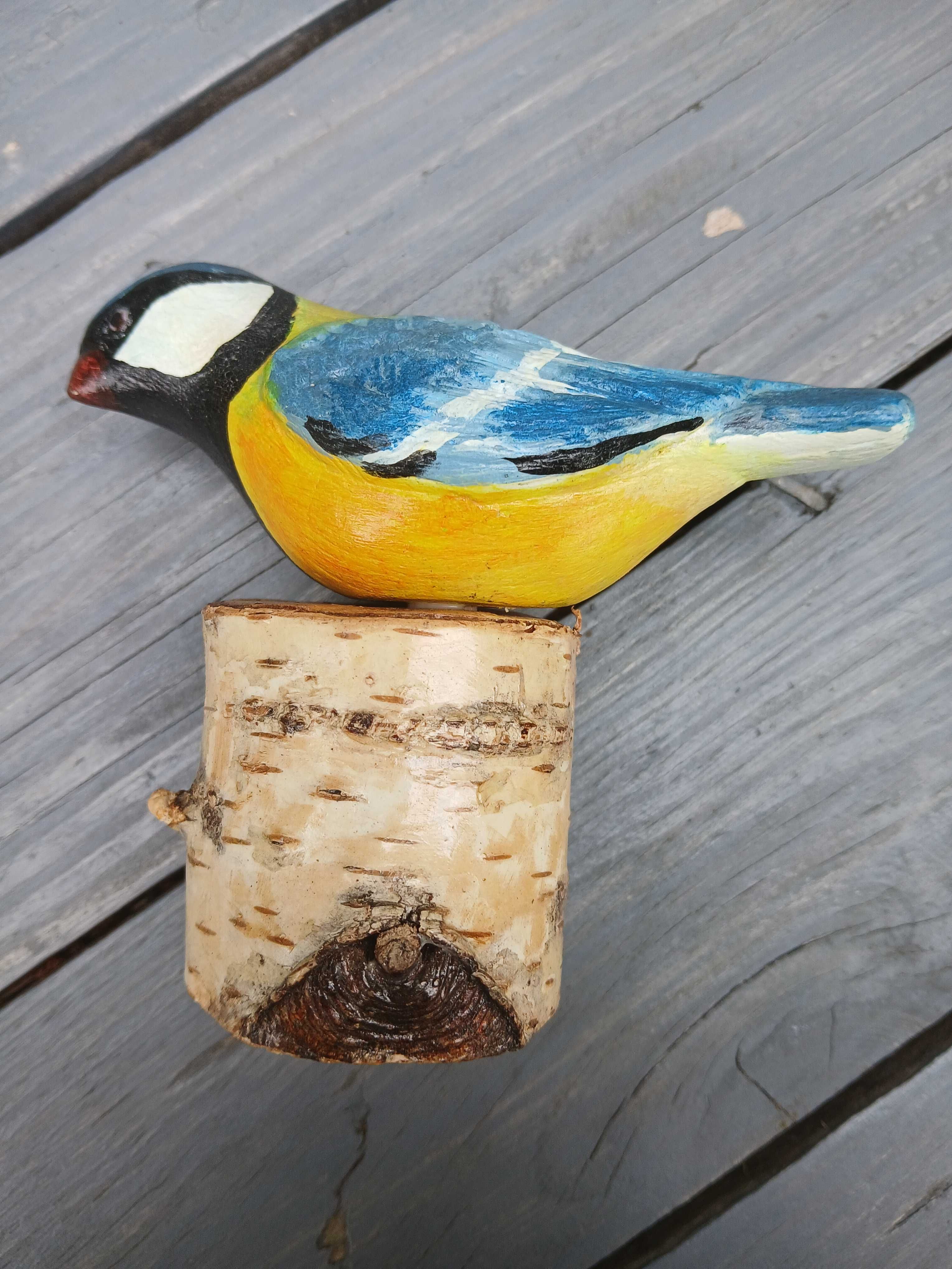 Figurka ptaszek na brzozie 10x10 cm