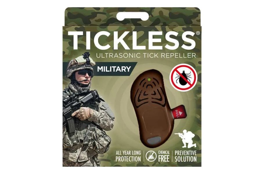 TICKLESS ultradźwiękowa ochrona na kleszcze, MILITARY Brown