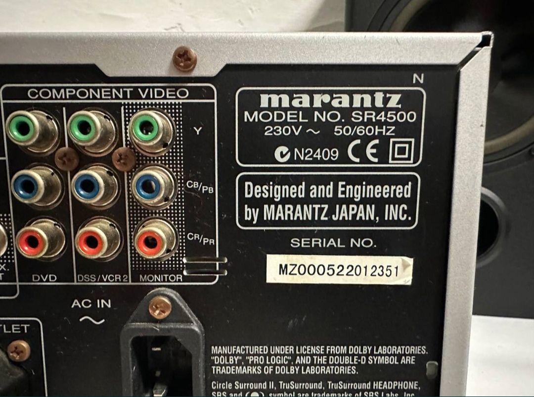 7.1 Amplituner Marantz SR4500,  7*80 Watt.