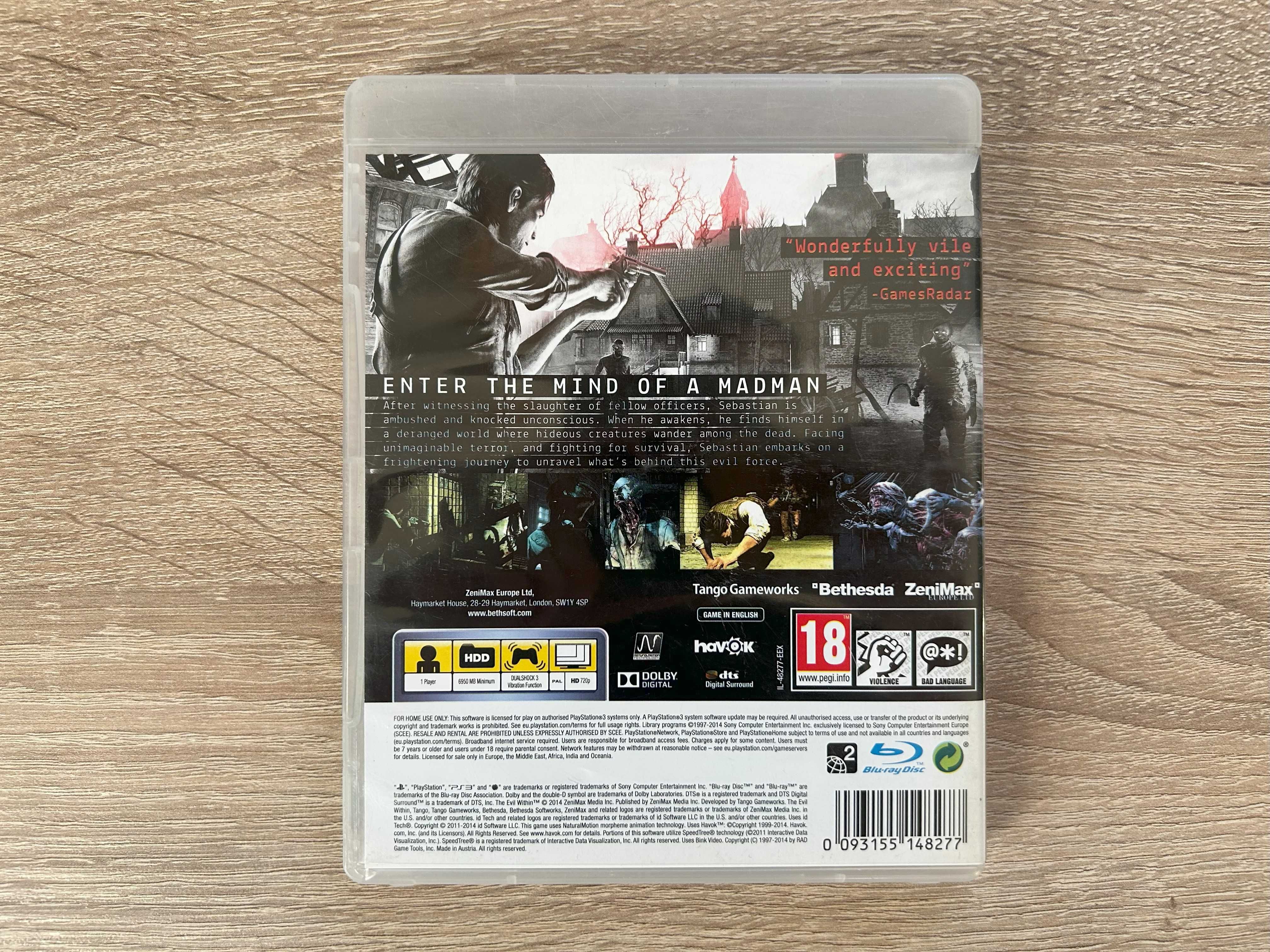 The Evil Within - PS3 - stan Używany, sprawny 100%