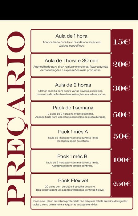 Explicações de H.C.A. e Desenho