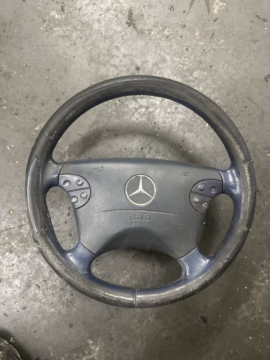 Kierownica mercedes w210 polift niebieska