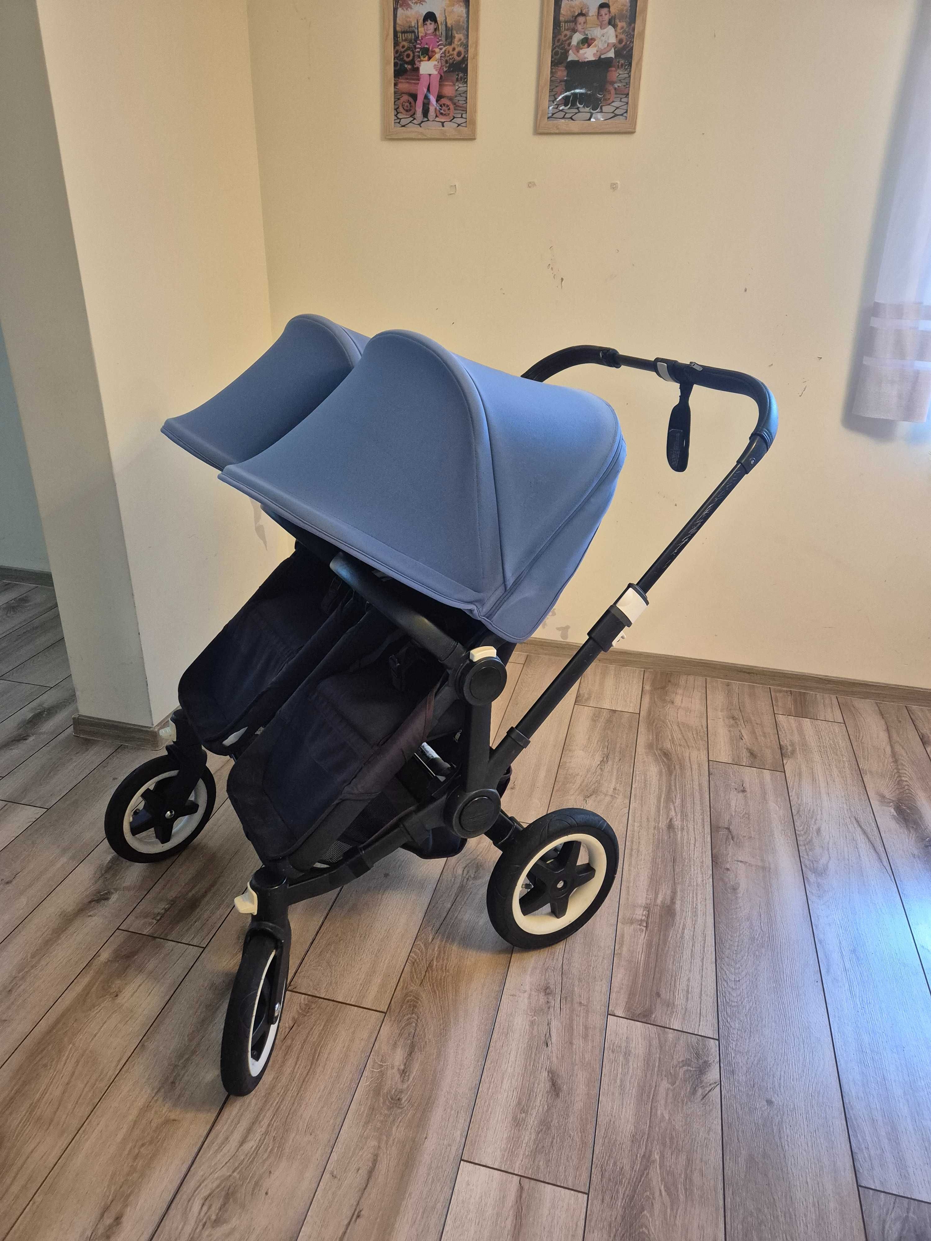 Wózek bugaboo donkey twin kompletny zestaw