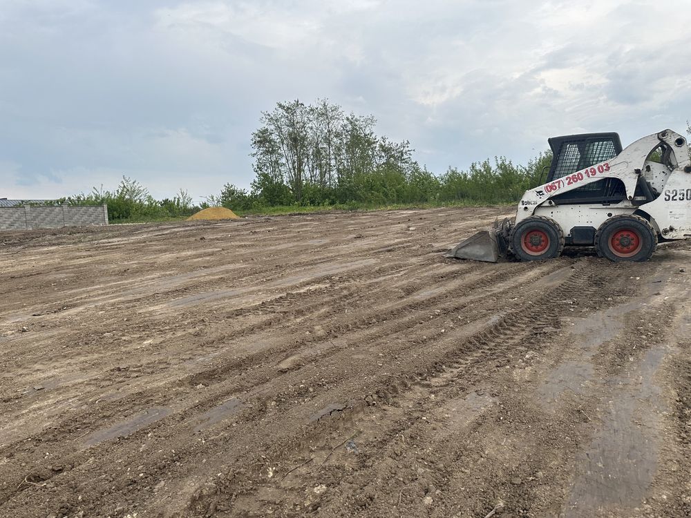 Bobcat бобкат погрущик екскаватор послуги самосвалів щебінь пісок