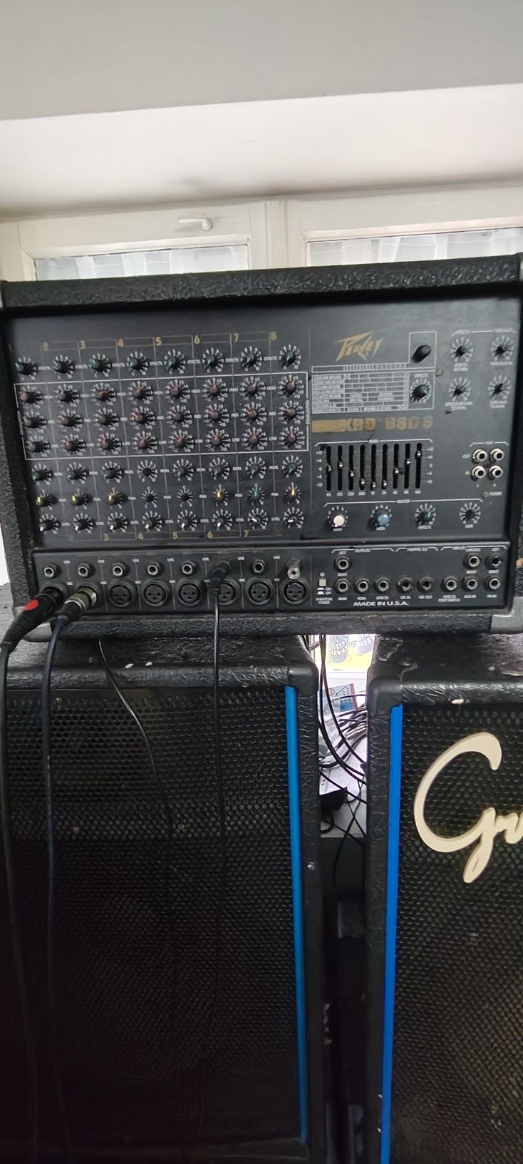 Nagłośnienie kolumny+ powermixer
