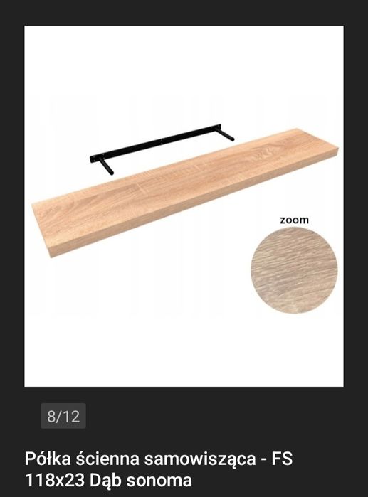 Półka samo wisząca