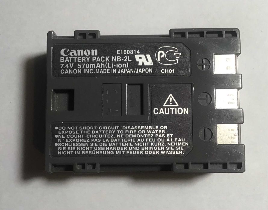 Bateria Canon NB-2L + Carregador - Originais