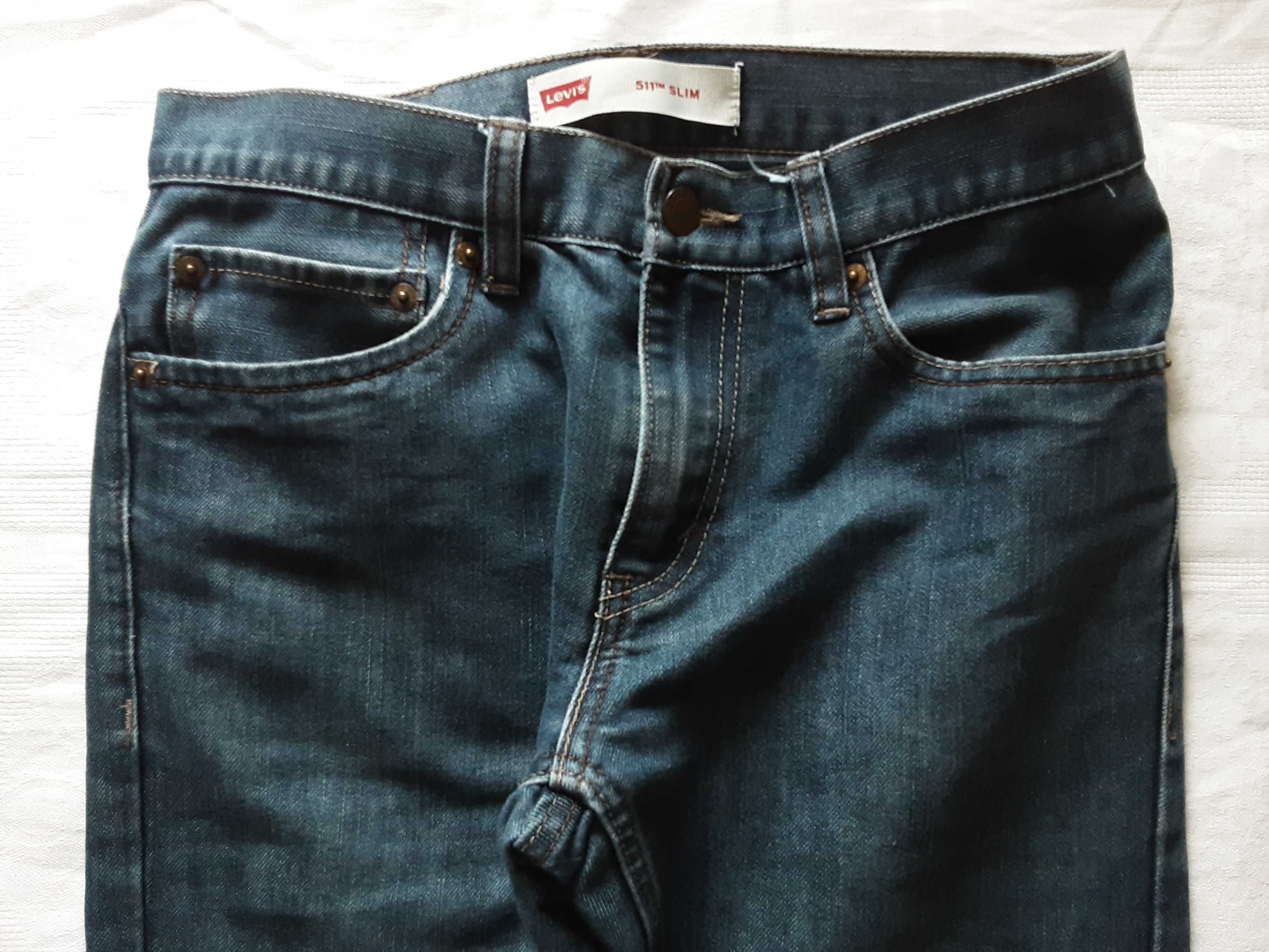 S Levis 511 slim spodnie jeans