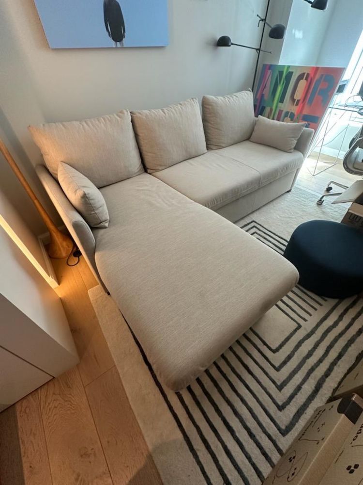 SOFÁ-CAMA 3 PAX QUASE NOVO