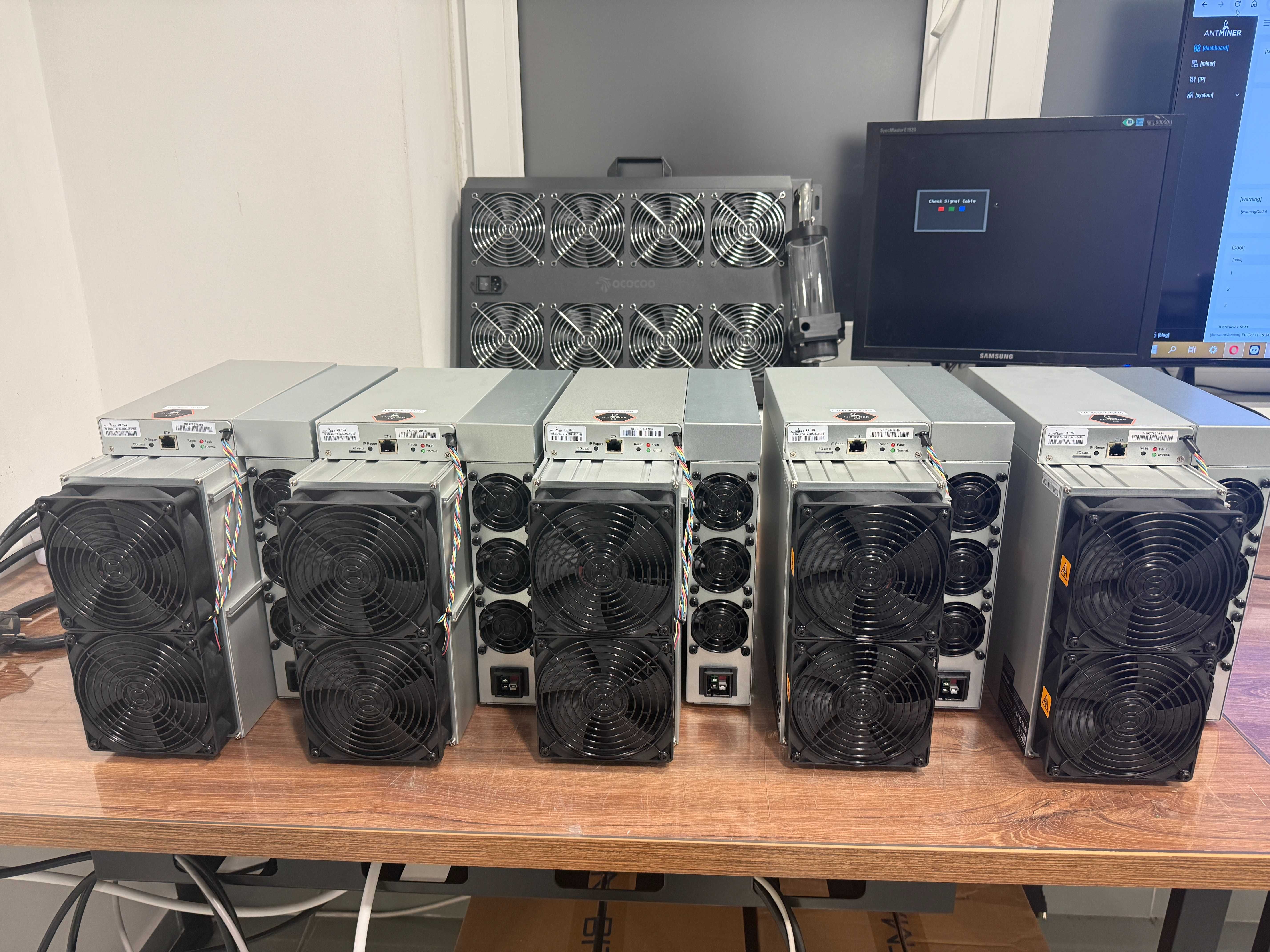 Asic Antminer L9 15 Gh плата CV1835 miner Майнер Bitmain + Сервіс