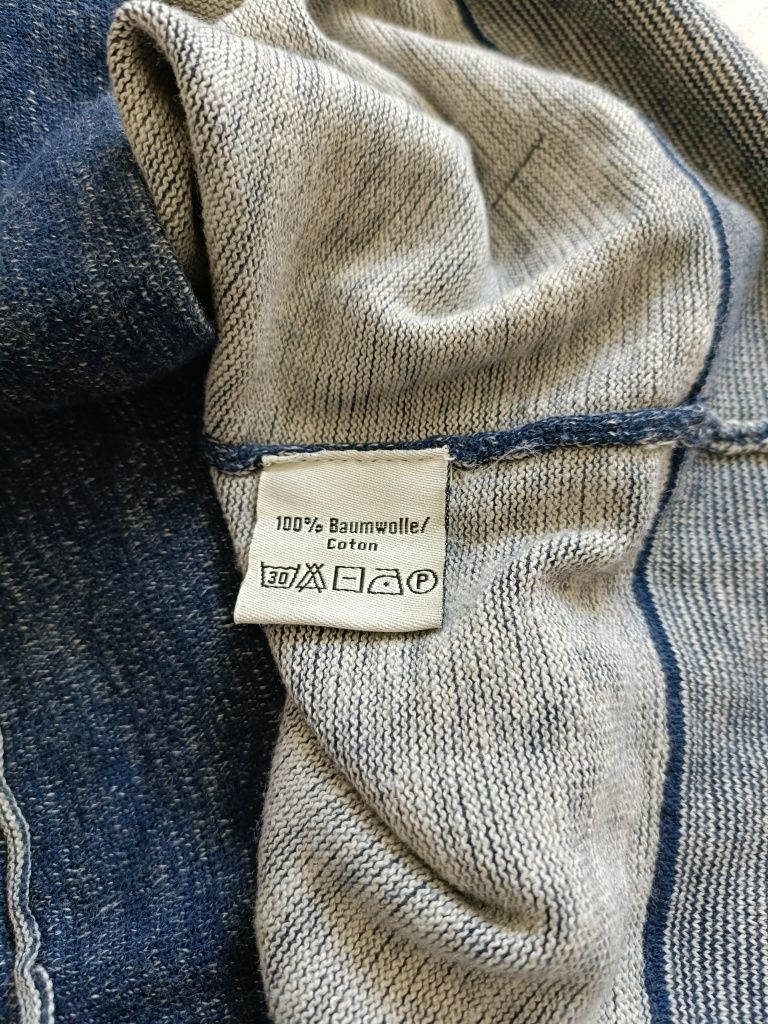 Sweter męski casual bawełniany niebieski premium Paul Kehl XL 42