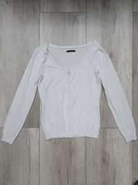 Biały sweter damski rozpinany, Mohito, rozmiar M / 38