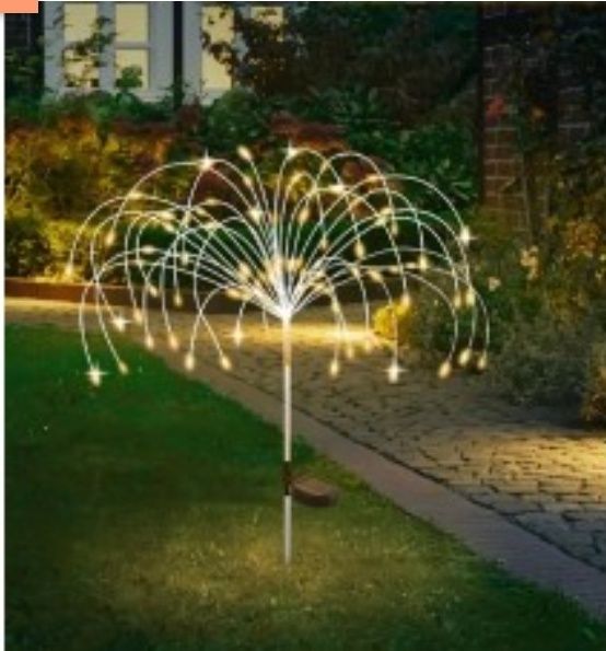 Садовий ліхтар факел на сонячній батареї LED 52 см Solar flame led l