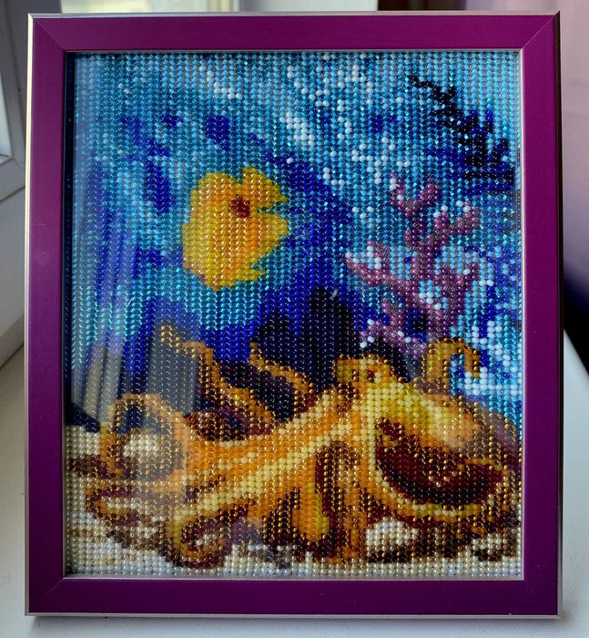 Мініатюра з бісеру "Морський світ"