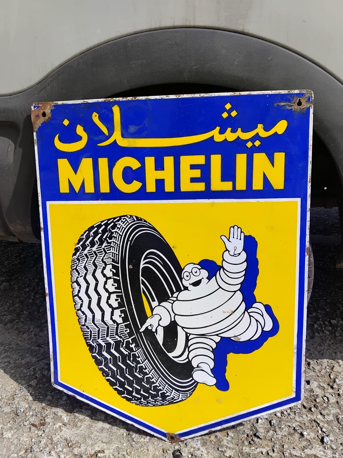 Placa esmaltada Michelin