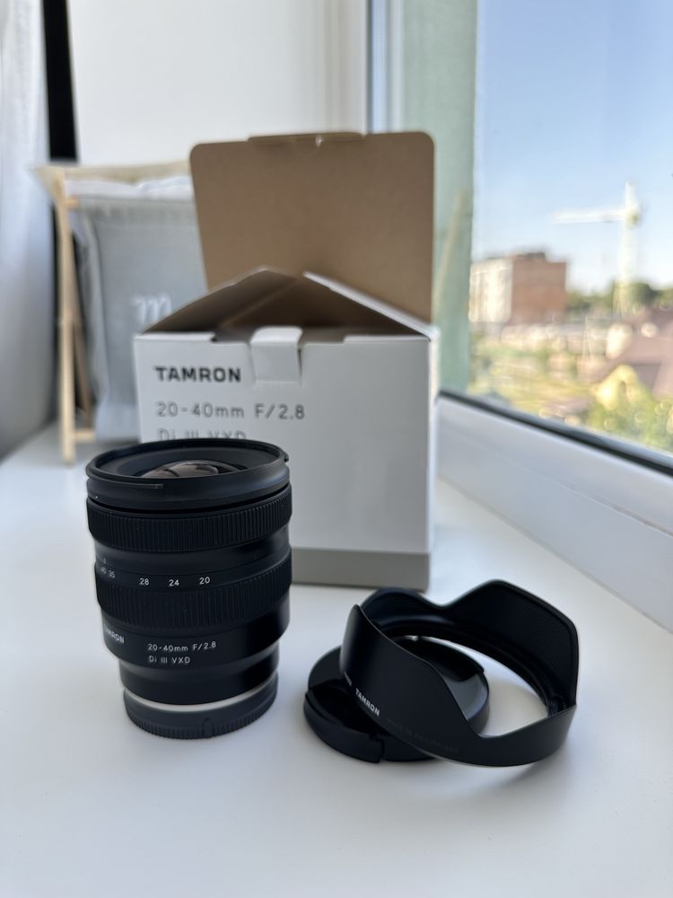 Tamron 20-40 f2.8 di iii vdx (sony e) стан нового, аналог 16-35 17-28