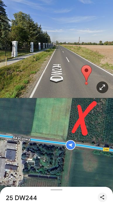 Działka budowlana Wtelno Akacjowa DW244 blisko Bydgoszcz Koronowo PnB