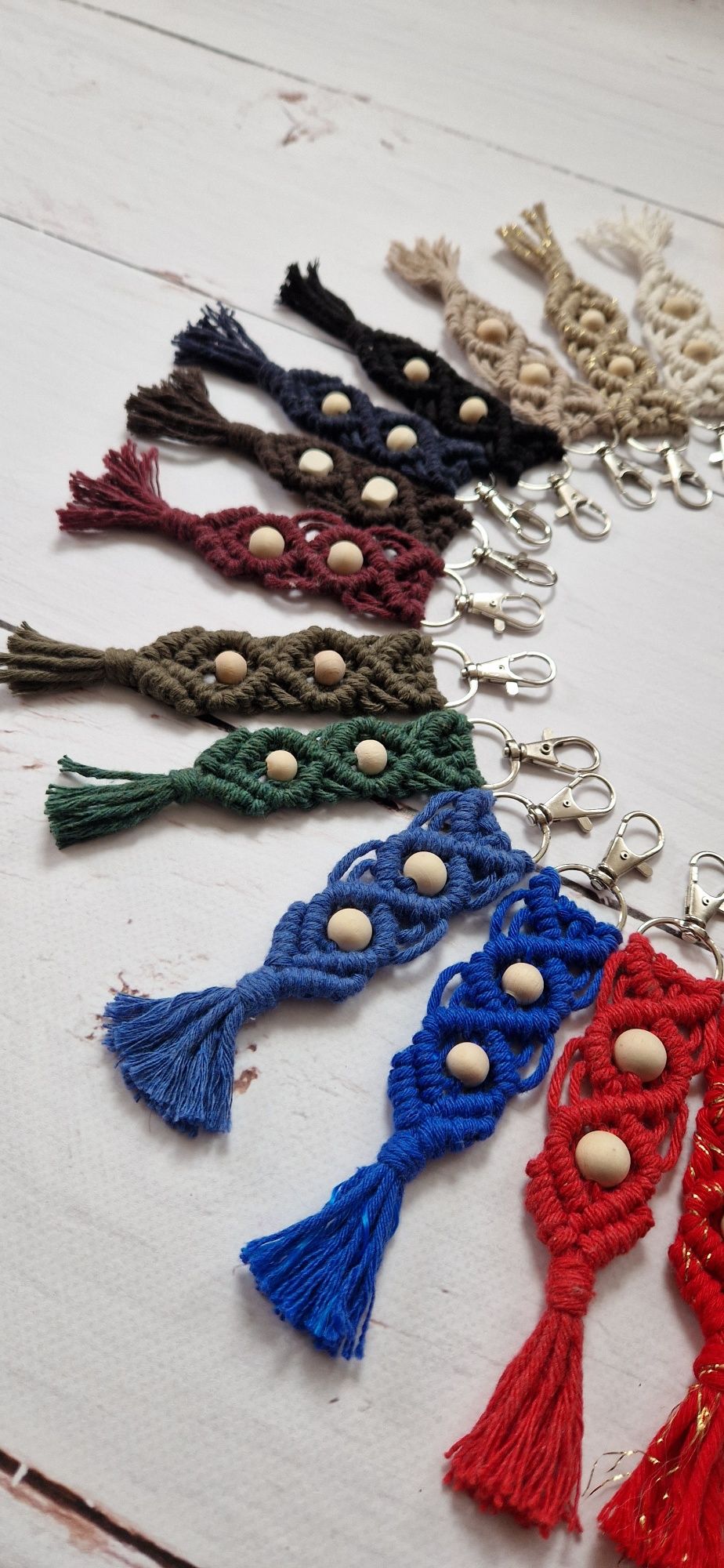 Breloczki handmade rękodzieło  w stylu boho