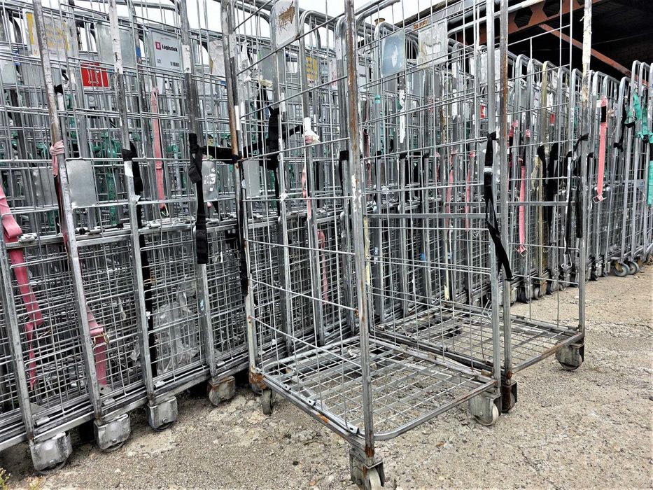 Wózek Rollkontener Transportowy Gniazdowy Magazynowy Kurierski Siatkow