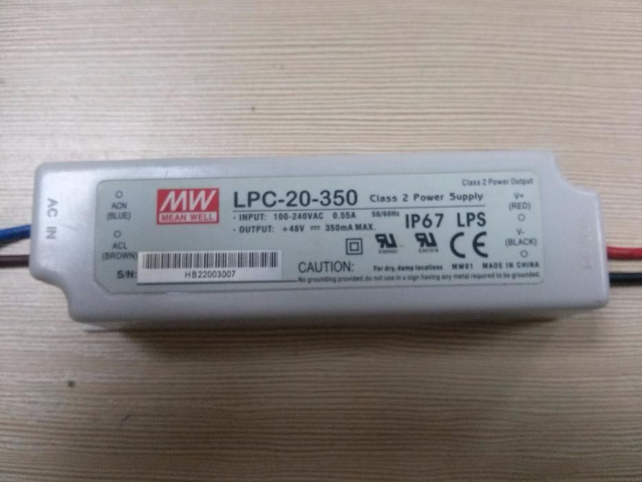 Блок питания Mean Well LPC-20-350