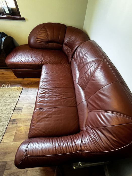 Norożna sofa z ekoskóry