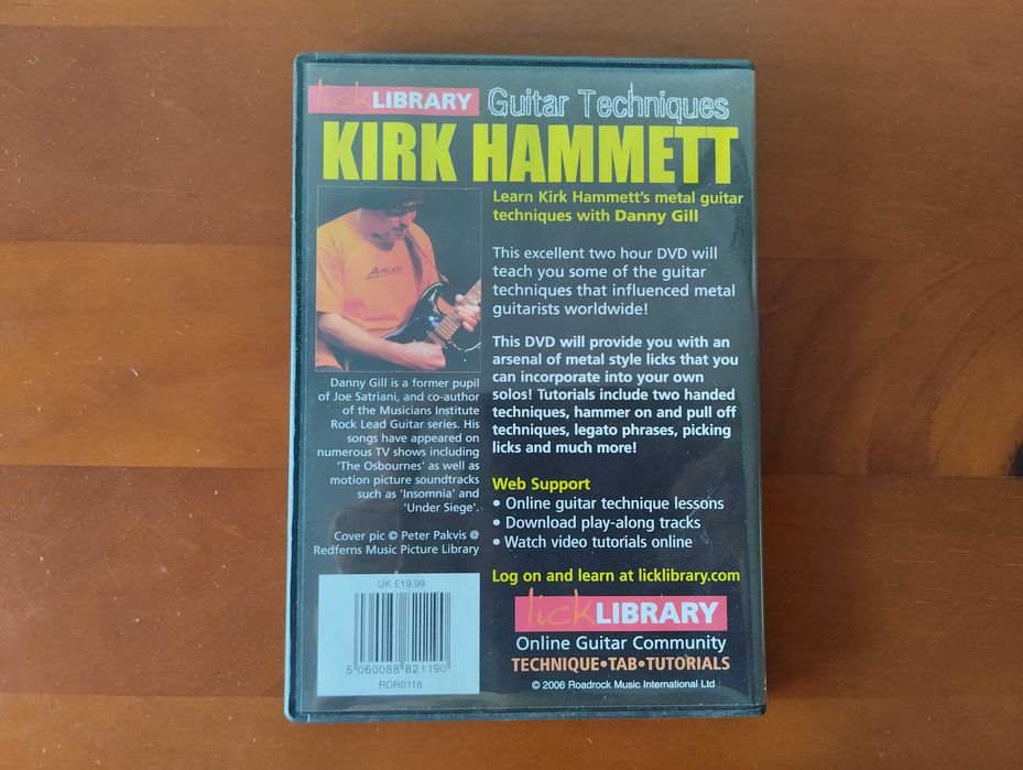 Aprender a tocar guitarra eléctrica no estilo de Kirk Hammett