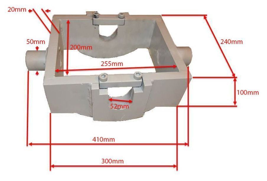SIŁOWNIK Hydrauliczny 1850mm 20T WYWRÓT 3 STRONY +TULEJKI [7434]