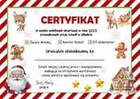 Certyfikat dyplom grzecznego dziecka  sztywny papier A4 wz3