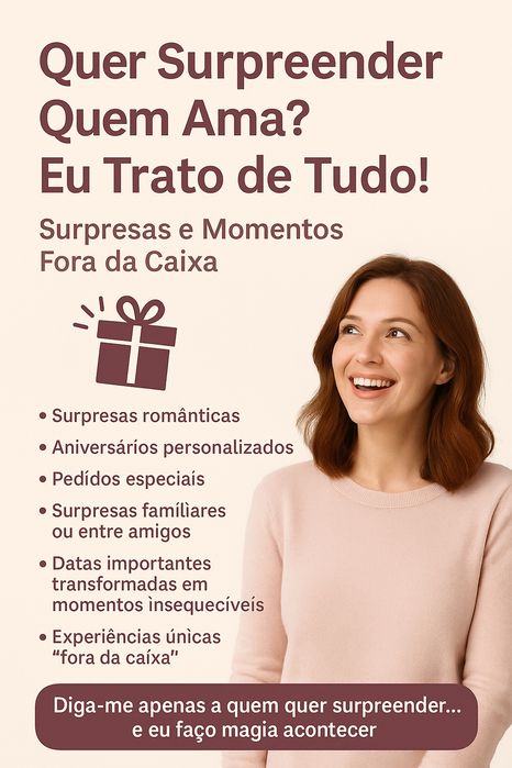Surpresas Únicas e Criativas – Transformo Ideias em Emoções