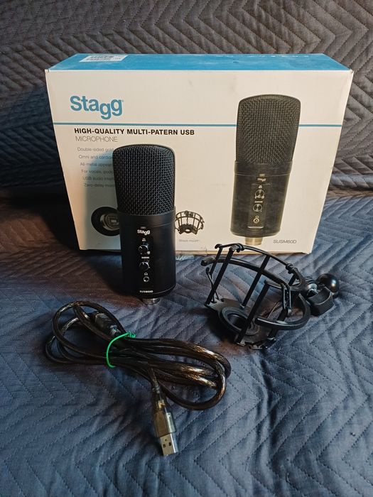Mikrofon usb Stagg susm60d + pop filtr
