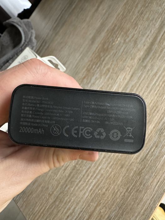 Для ноутбука macbook Baseus Adamant 20000mah 30w power bank