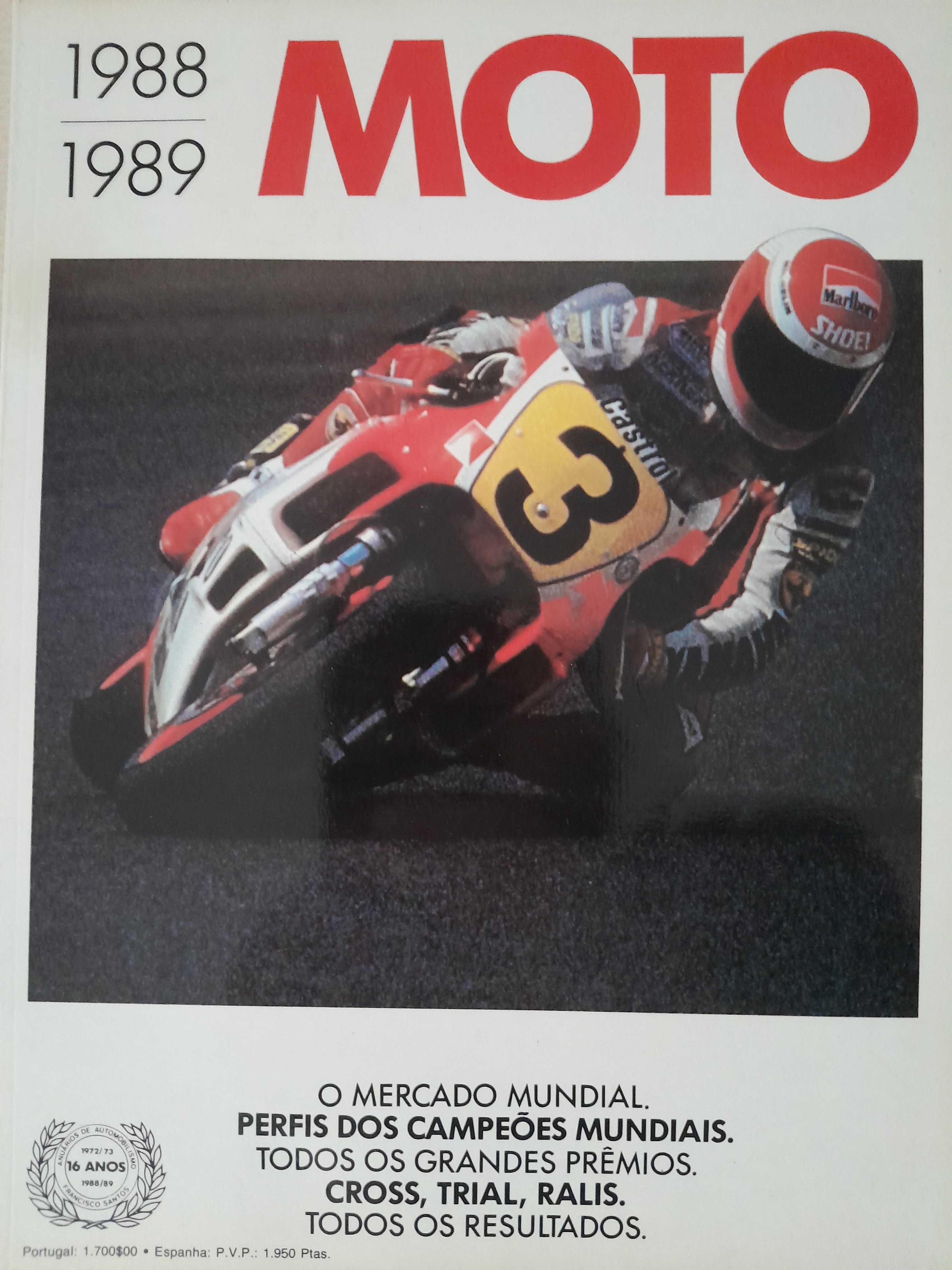 4 livros anuarios Moto