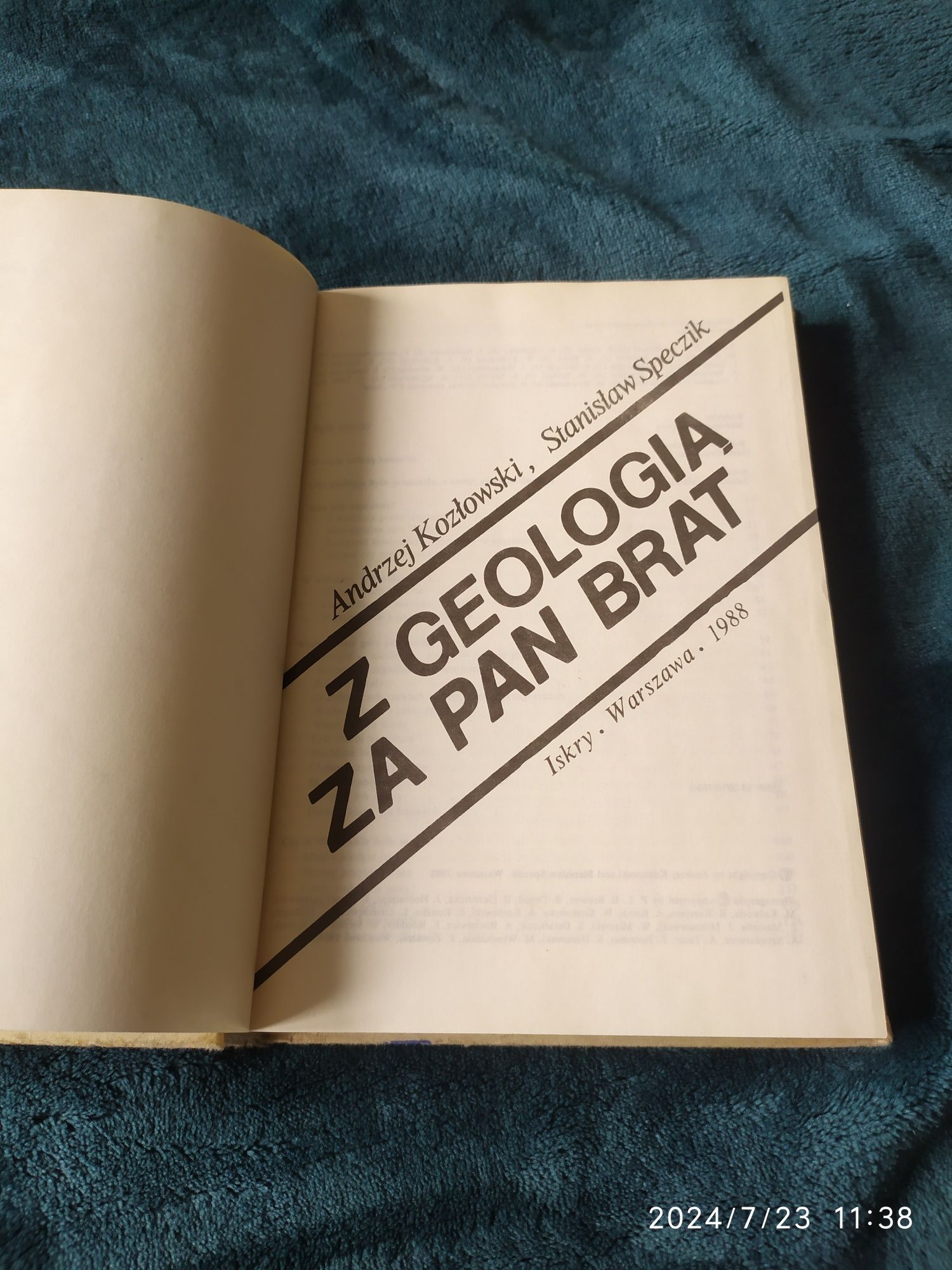 Z geologią za pan brat Kozłowski Speczik