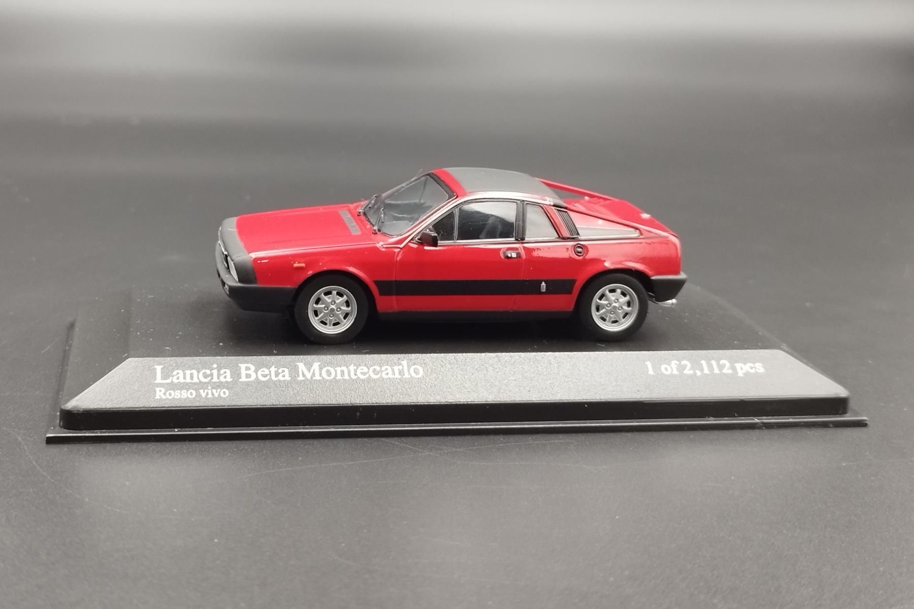 1:43 Lancia Beta Monte Carlo Coupe Red Minichamps