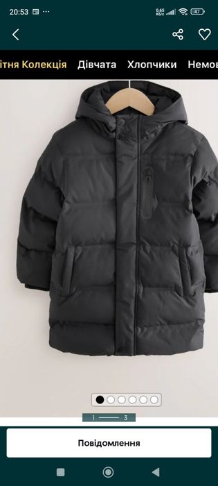 Зимове пальто Next