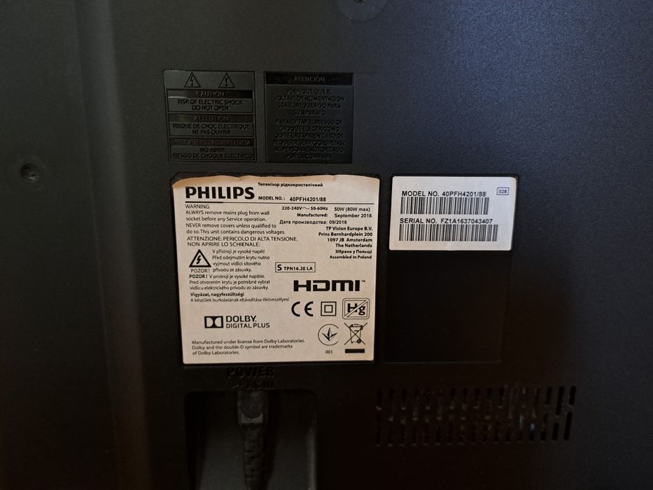 Philips 40PFH4201/88 – 40″ Full HD + odbiornik – stan bardzo dobry