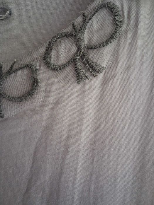 Jedwabna, włoska sukienka, r. XXL.