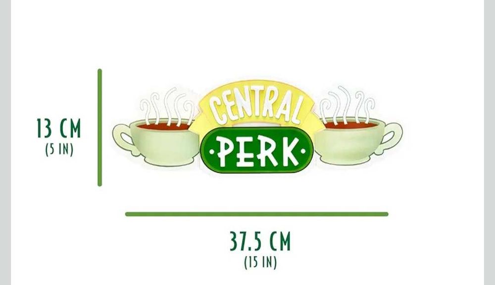 Neon Friends Central Perk Lampka na usb
