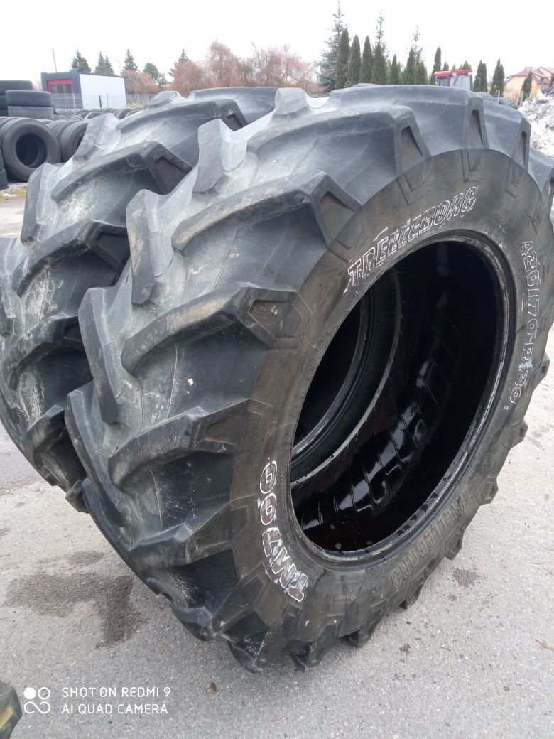 420/70R30 Trelleborg opony używane rolnicze para