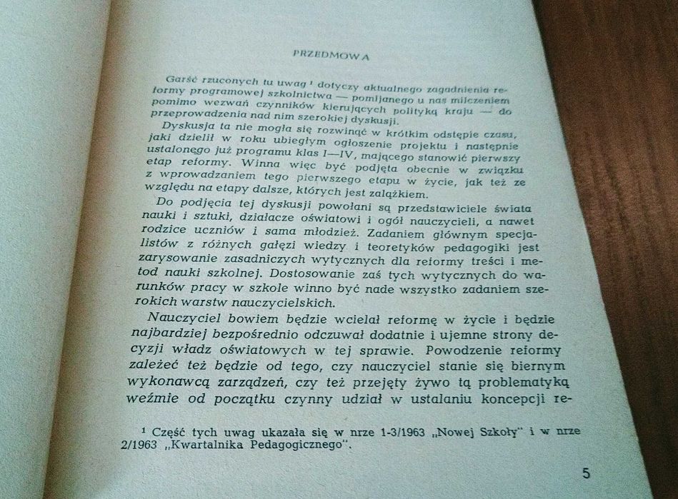 Reforma nauczania w klasach 1-4 I-IV garść uwag do dyskusji Falski