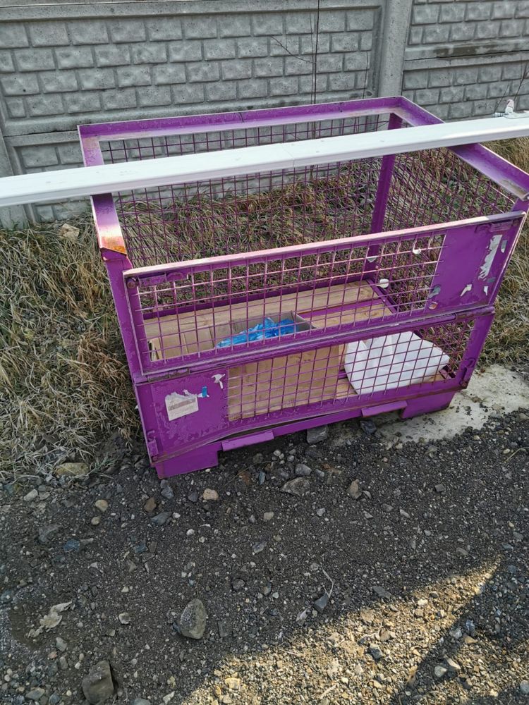 Skrzyniopaleta gitter box gitterbox pojemniki kosze giterboxy
