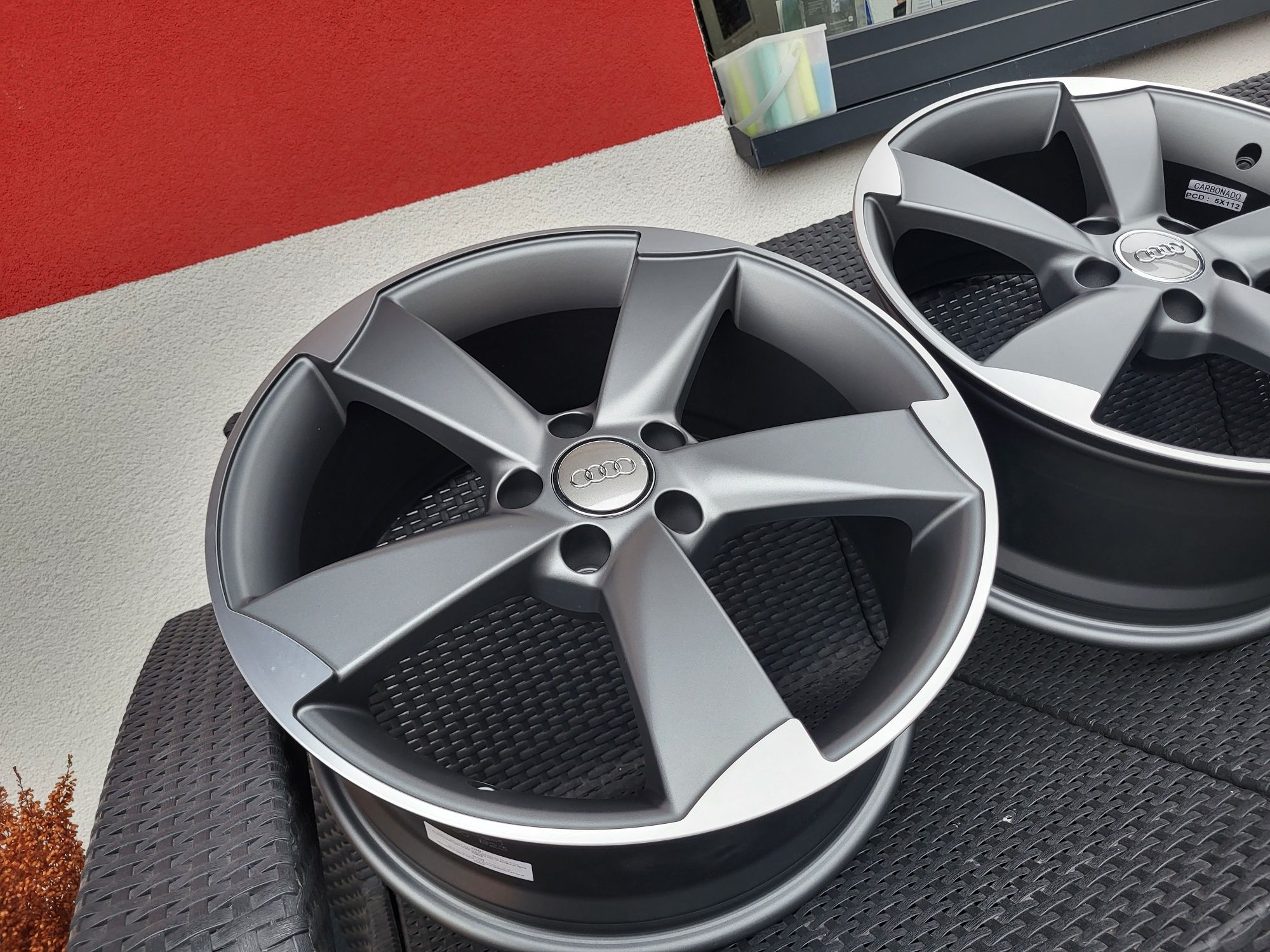 Alufelgi 18" 5x112 ET30 Audi A6 C7 A6 A4 B9 B8 B7 B6 A5 Q5 Q3 ROTOR !