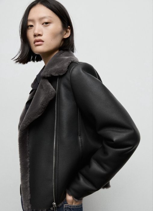 Дублянка Mango жіноча шоколадна