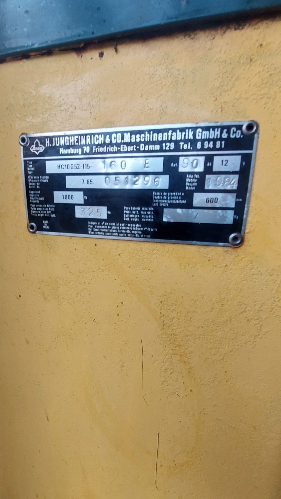 Sztaplarka wózek paleciak 12V