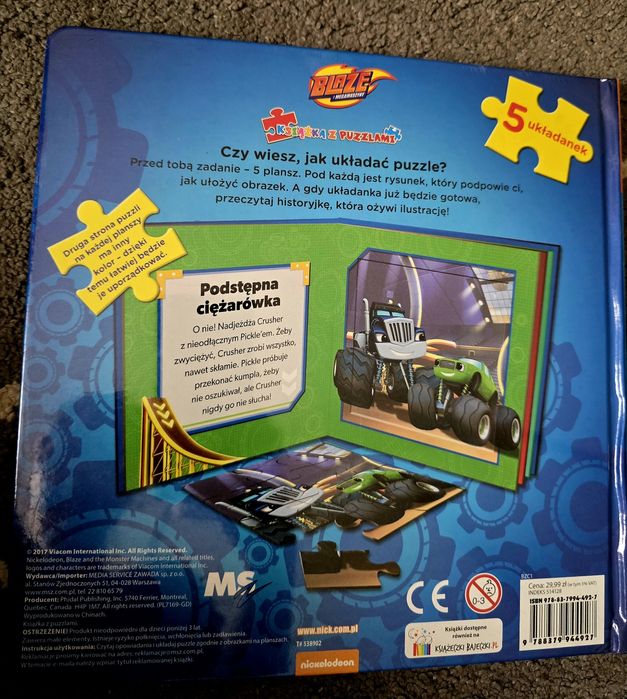 Książka z puzzlami