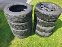 Opony 185/55 r14 zestaw letnie, zimowe + oryginalne felgi r14 VW Polo